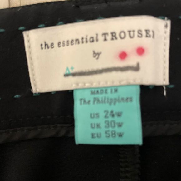 Anthropologie +A size 24W essential trouser - Picture 4 of 5